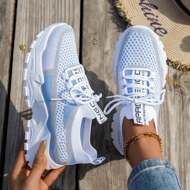 Zapatillas Deportivas Transpirables de Malla para Mujer - Modelo Veraniego Más Vendido para Correr y Uso Casual