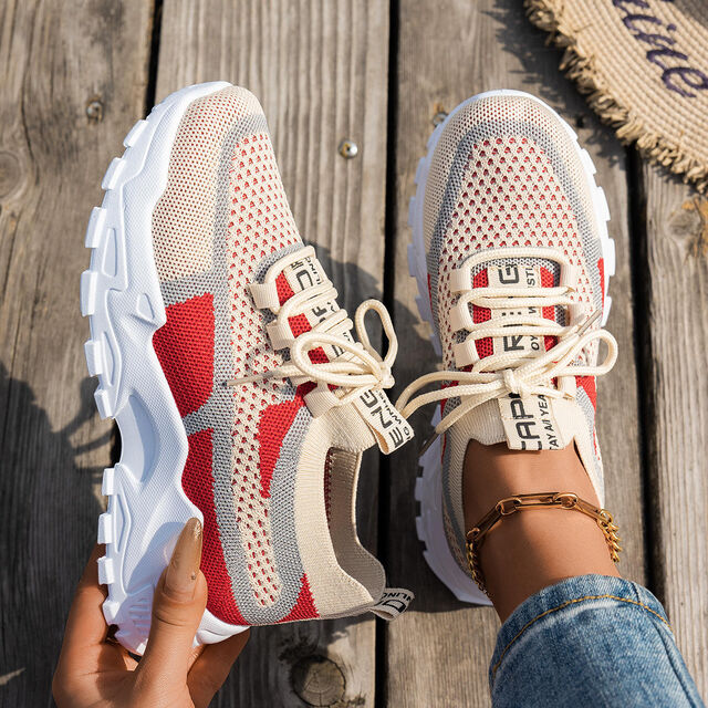 Zapatillas Deportivas Transpirables de Malla para Mujer - Modelo Veraniego Más Vendido para Correr y Uso Casual