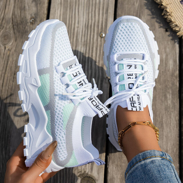 Zapatillas Deportivas Transpirables de Malla para Mujer - Modelo Veraniego Más Vendido para Correr y Uso Casual