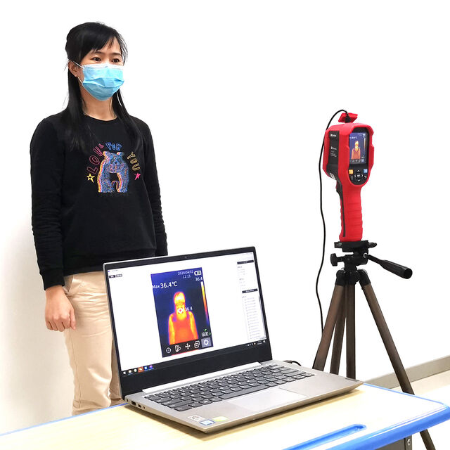 High Resolution Thermal Imager Imaging Camera Wide T Range Audio warningHigh-quality thermal imagin