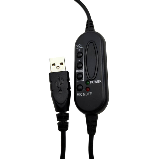 Casque Stéréo USB le Moins Cher avec Microphone Anti-Bruit pour PC