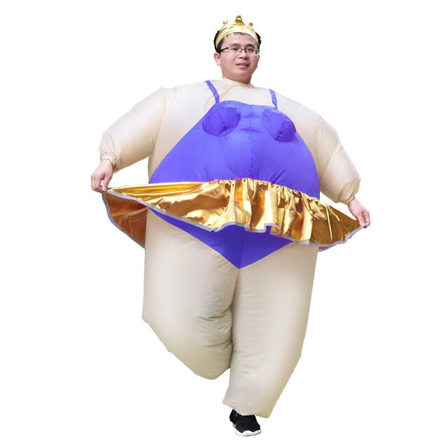 Disfraz Inflable de Sumo para Adultos - Disfraz de Ballet Inflable de Halloween para Actuaciones, Vestuario de Cosplay