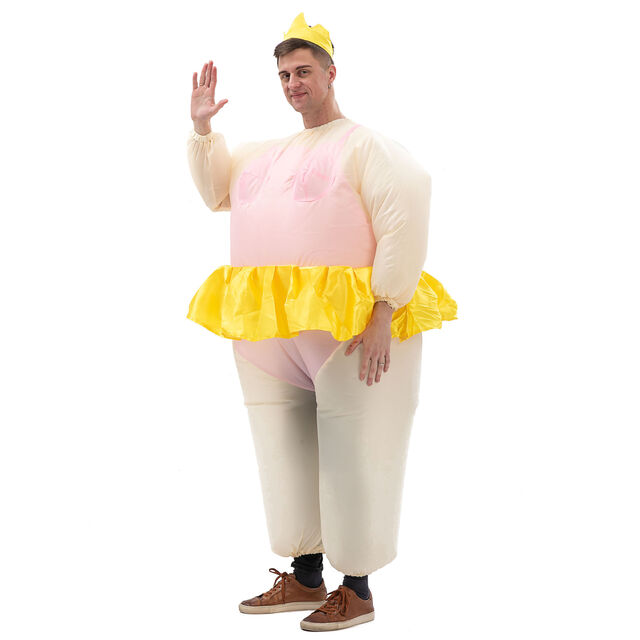 Disfraz Inflable de Sumo para Adultos - Disfraz de Ballet Inflable de Halloween para Actuaciones, Vestuario de Cosplay
