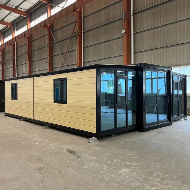 Rumah Prefabrik Mudah Dipasang Tahan Lama Dapat Diperluas, Rumah Kontainer Modular Ekspansi 20/40 kaki dengan 2/3/4 Kamar Tidur, Siap Pakai