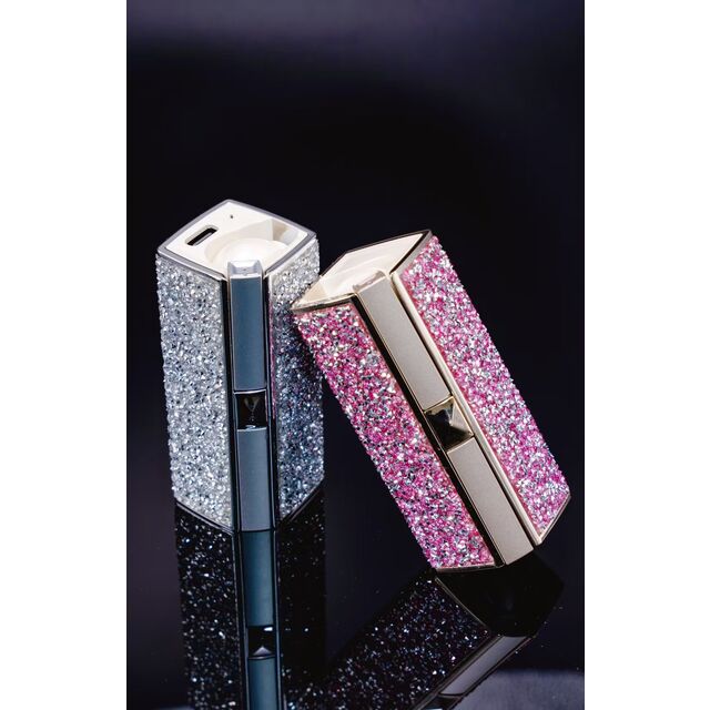 Écouteurs Bluetooth Sans Fil TWS en Forme de Rouge à Lèvres Bling Bling