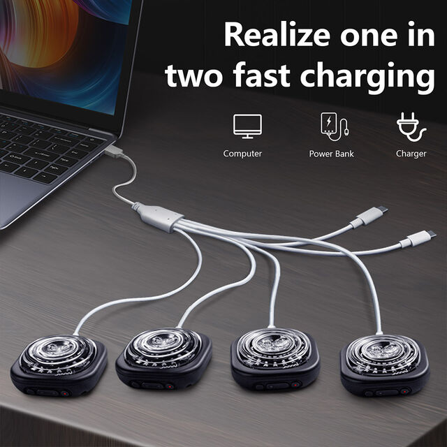 Feu Arrière de Vélo à Télécommande Sans Fil, Étanche Extérieur, Lampes Avant et Arrière Rechargeables, LED 300LM, 6 Modes