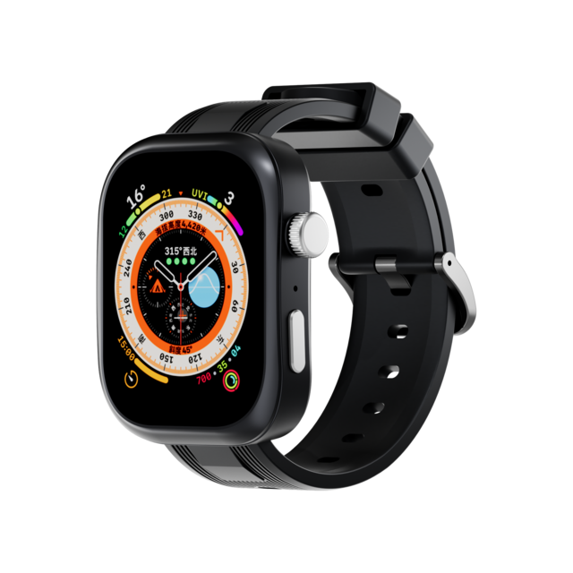 RTOS 4G GPS Smartwatch mit SOS-Herzfrequenzmonitor, IP67 wasserdichter HD-Kamera, LCD-Touchscreen und SIM-fähig