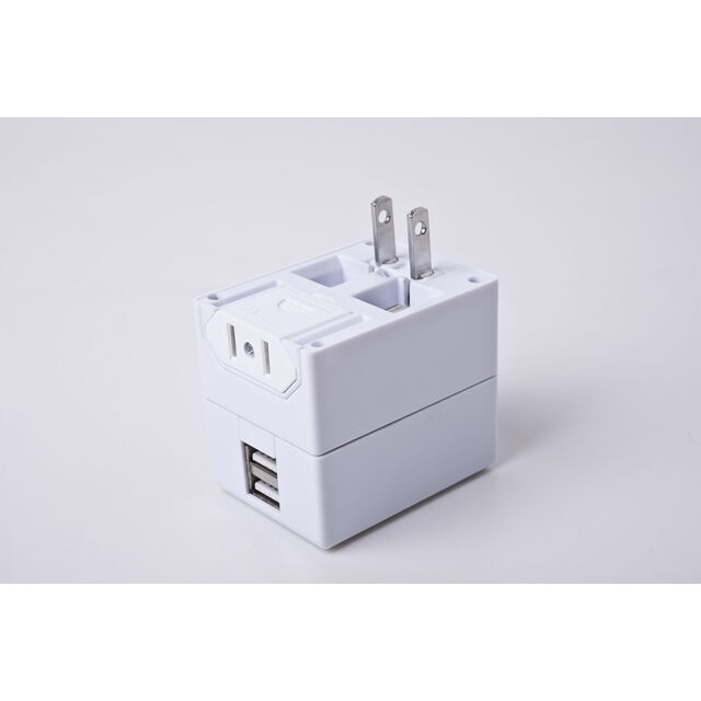 Adaptateur de Voyage Universel International avec Double Port USB pour Cadeau