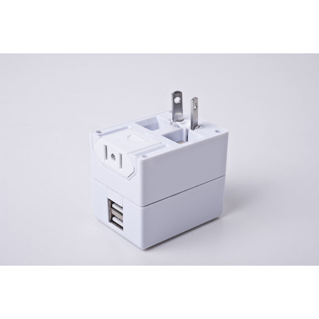 Adaptateur de Voyage Universel International avec Double Port USB pour Cadeau