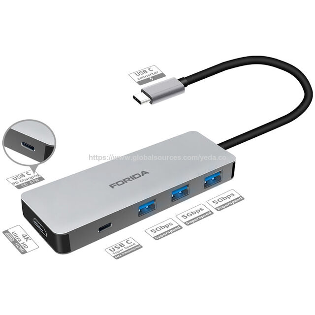 Neuer USB HDMI Hub 2018 für Macbook Pro, USB-C Adapter