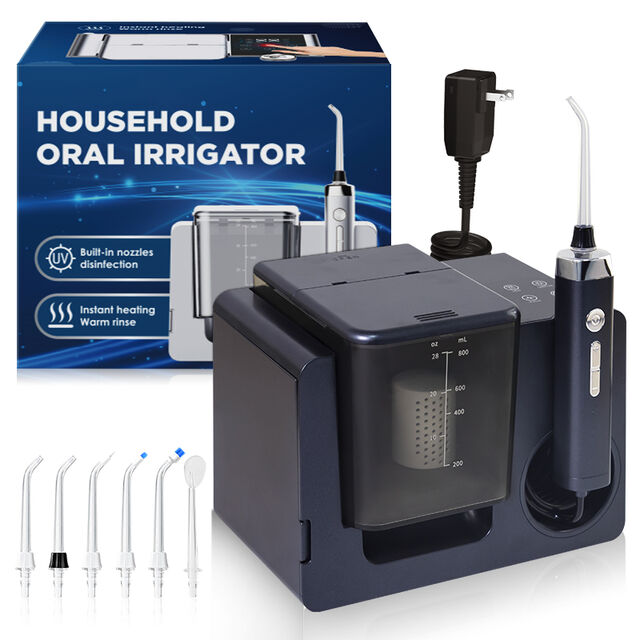 Hydropulseur de Bureau avec 3 Modes Réglables et Fonction Chauffante pour le Nettoyage Buccal