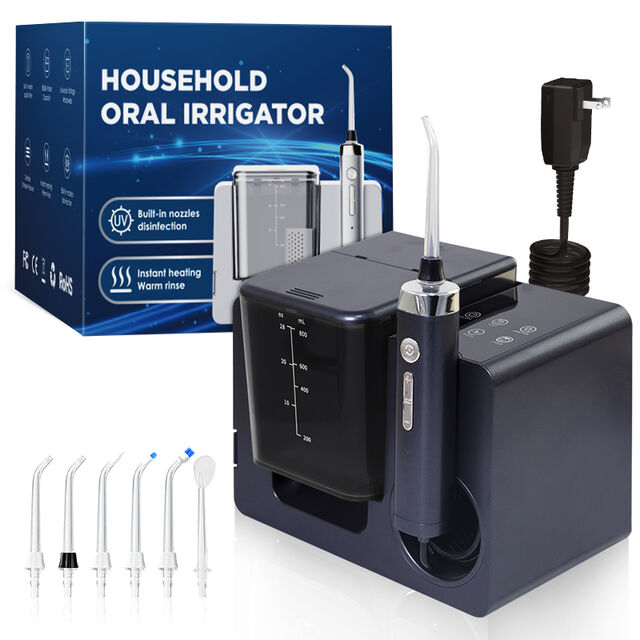 Hydropulseur de Bureau avec 3 Modes Réglables et Fonction Chauffante pour le Nettoyage Buccal