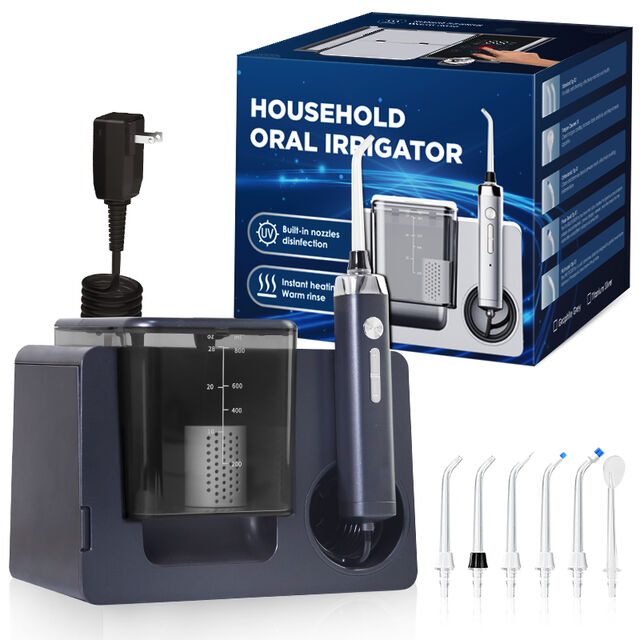 Hydropulseur de Bureau avec 3 Modes Réglables et Fonction Chauffante pour le Nettoyage Buccal
