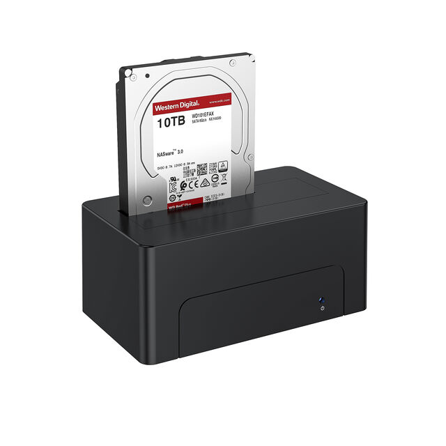 Estación de Acoplamiento para Disco Duro HDD de Plástico ABS de Venta Directa de Fábrica, Carcasa Externa USB 3.0 para SSD de 2.5/3.5 pulgadas para Portátil