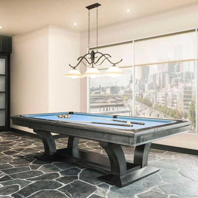 Table de billard/salle à manger/ping-pong 3 en 1 multifonctionnelle standard d'intérieur de 7/8/9 pieds à vendre