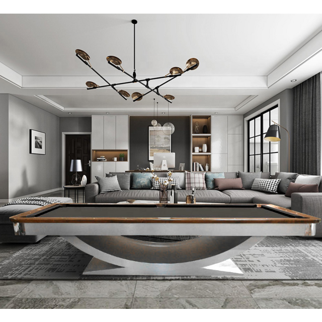 Table de billard/salle à manger/ping-pong 3 en 1 multifonctionnelle standard d'intérieur de 7/8/9 pieds à vendre