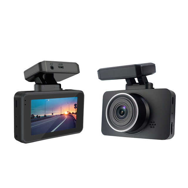 Cámara de Coche Negra Hotsale, Cámara de Salpicadero Doble con WiFi y GPS, Grabación de Vídeo HD 1080P 2CH, DVR para Coche