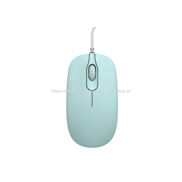 ماوس USB سلكي عالي الدقة 1200 نقطة في البوصة مع نقرة صامتة وتصميم مريح للاستخدام المكتبي، يدعم OEM و ODM