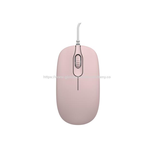 ماوس USB سلكي عالي الدقة 1200 نقطة في البوصة مع نقرة صامتة وتصميم مريح للاستخدام المكتبي، يدعم OEM و ODM