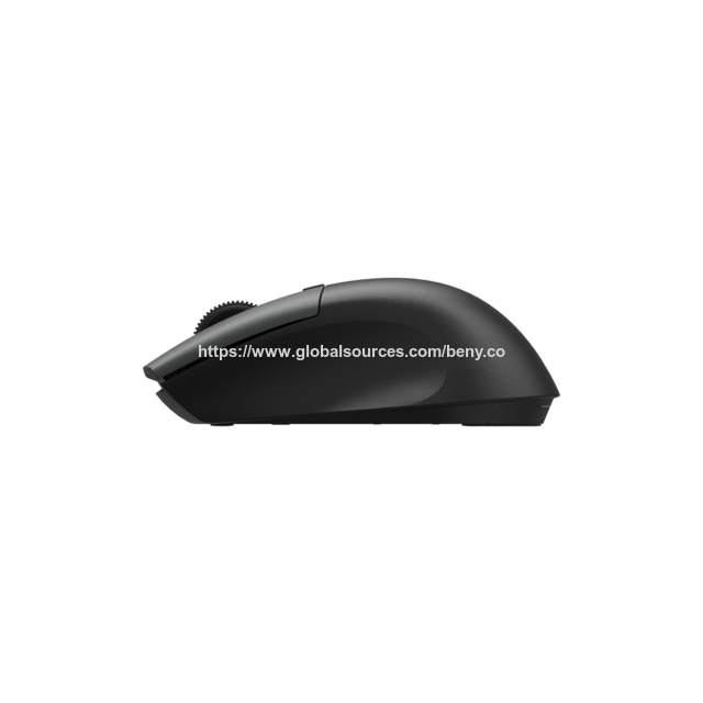 ماوس لاسلكي 4 أزرار بسعر المصنع مع تصميم مريح، مستقبل USB نانو 2.4 جيجا، ماوس لاسلكي صامت، للاستخدام المنزلي والتجاري.