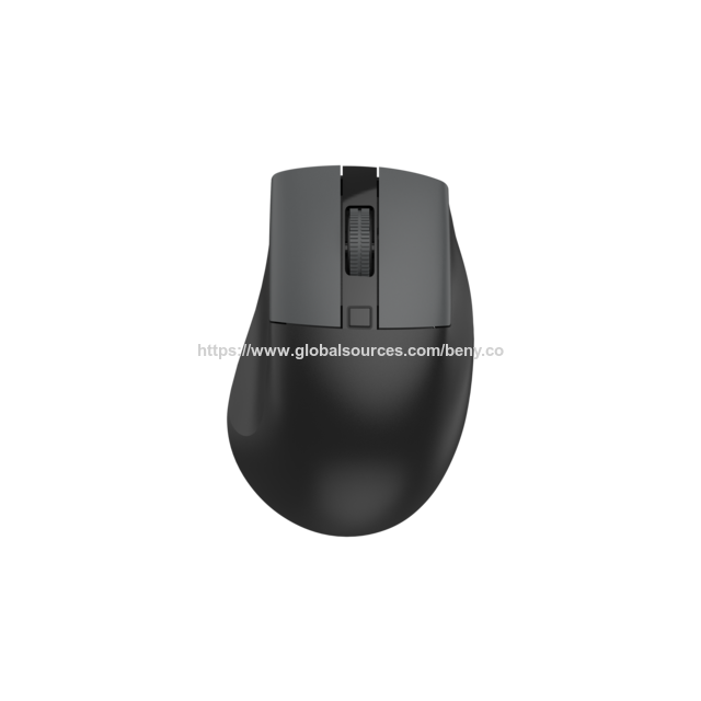 ماوس لاسلكي 4 أزرار بسعر المصنع مع تصميم مريح، مستقبل USB نانو 2.4 جيجا، ماوس لاسلكي صامت، للاستخدام المنزلي والتجاري.
