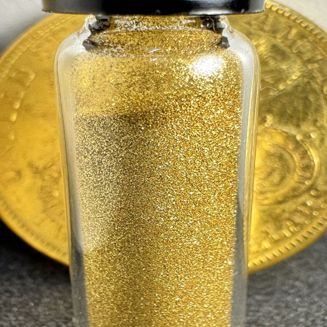Poudre d'Or Pure Naturelle Haute Pureté pour Raffinage, Bijouterie et Investissement