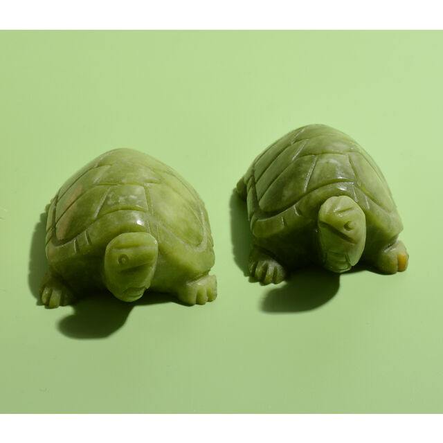 Ornamento de Tartaruga de Jade, Simples e Moderno para Sala de Estar e Estudo