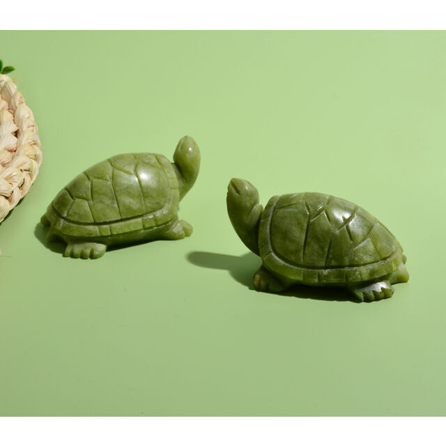 Ornamento de Tartaruga de Jade, Simples e Moderno para Sala de Estar e Estudo