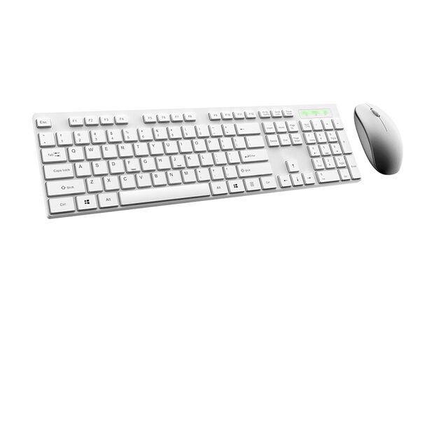 Combo de teclado e mouse sem fio de membrana 2.4G RF exclusivo de fábrica, barato, para escritório/negócios, para computador/PC