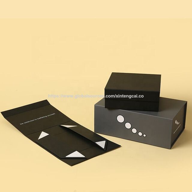 Maßgeschneiderte magnetische Faltboxen - Luxuriöse Geschenkpapierboxen mit eigenem Logo