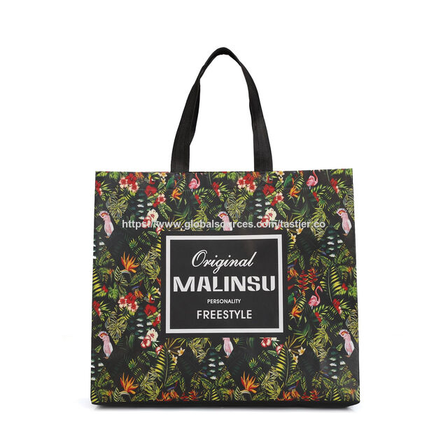 Werbeartikel Individuell Laminierte Öko-Stofftasche Vliesstoff-Einkaufstasche, Recycelbare PP-Vliestüte