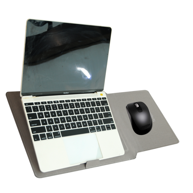 Funda para portátil con soporte y función de alfombrilla de ratón, funda impermeable para portátil, adecuada para MacBook/portátil de 13.3 pulgadas