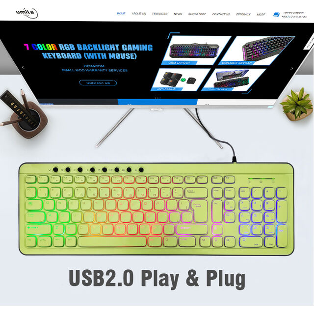 Clavier de Jeu à Membrane Filaire Produit par l'Usine Umila