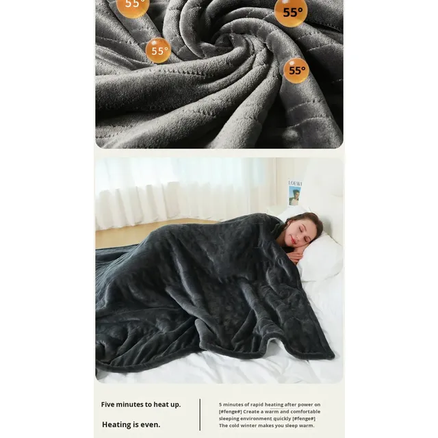 Großhandel Schnellheizende Heizdecke, King-Size Warme und Gemütliche Elektrische Decke für den Winter