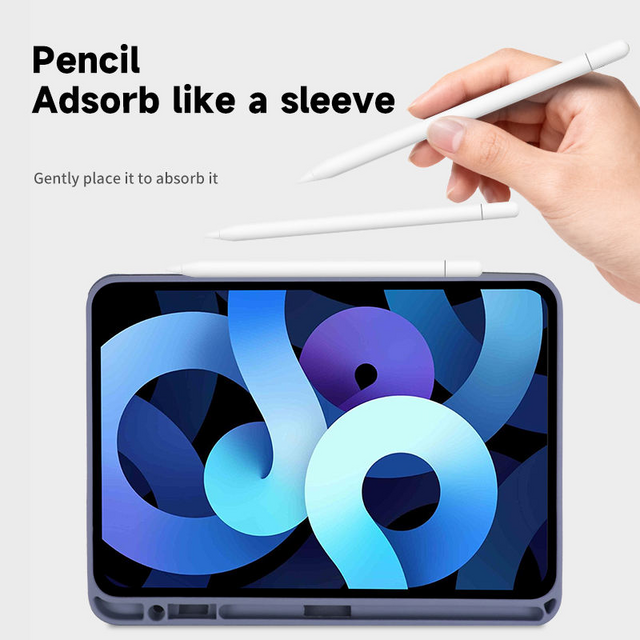 Capa Flip Laudtec em TPU com Touchpad e Teclado Mágico para iPad de 10,9 Polegadas - Atacado OEM/ODM/Personalização Privada