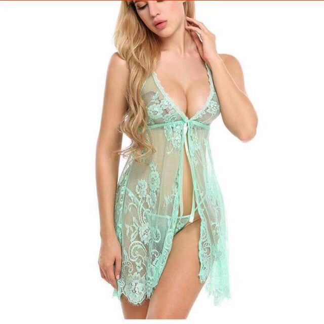 Großhandel für Plus-Size-Dessous Sexy Plus-Size-Dessous-Set aus Spitze - Mesh-Samt dreidimensional