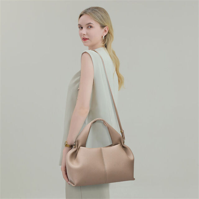 Sac à Main d'Aisselle à Bandoulière à la Mode en Cuir PU pour Femmes, Sac Nuage Vente en Gros, Sac "Dumpling"