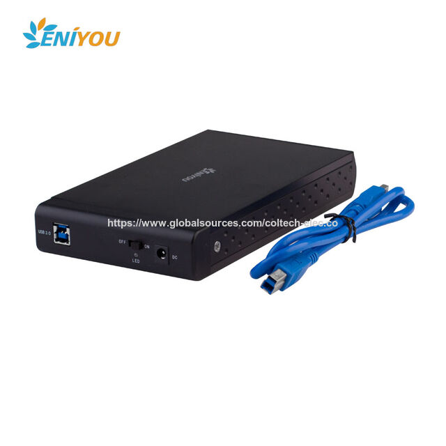Caja Externa para Disco Duro de Aluminio de 14TB, USB 3.0 a SATA III, sin Herramientas, para Discos de 2.5/3.5 pulgadas, Plug and Play