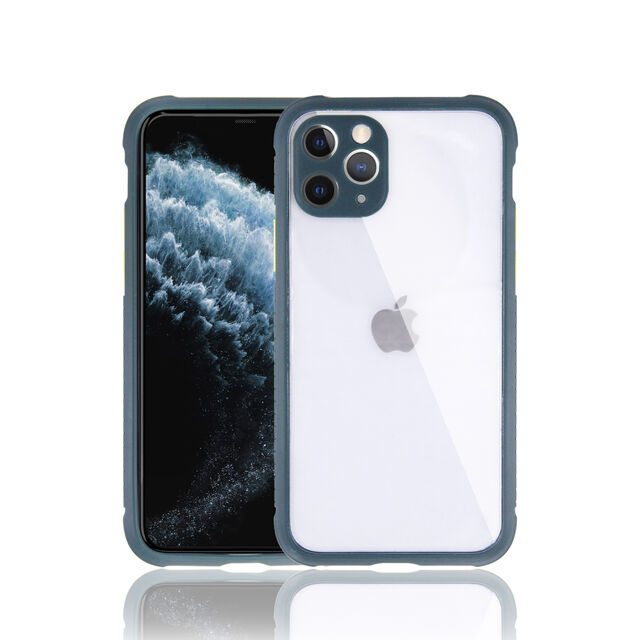 Casing Ponsel Hybrid Tahan Guncangan 2 in 1 untuk iPhone 11, 11 Pro, 11 Pro Max - TPU + Akrilik