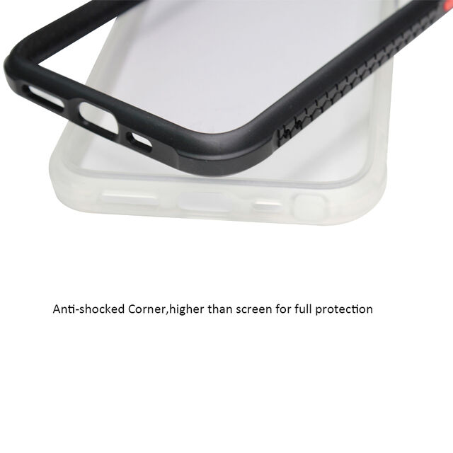 Casing Ponsel Hybrid Tahan Guncangan 2 in 1 untuk iPhone 11, 11 Pro, 11 Pro Max - TPU + Akrilik