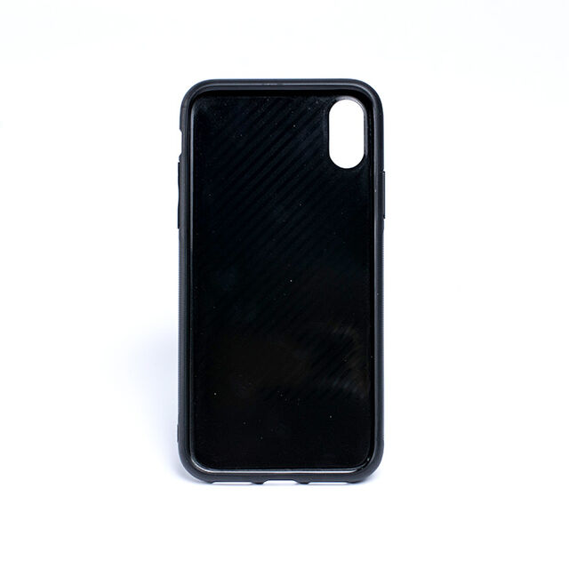 Casing Kaca Tempered Tekstur Marmer Granit untuk iPhone X