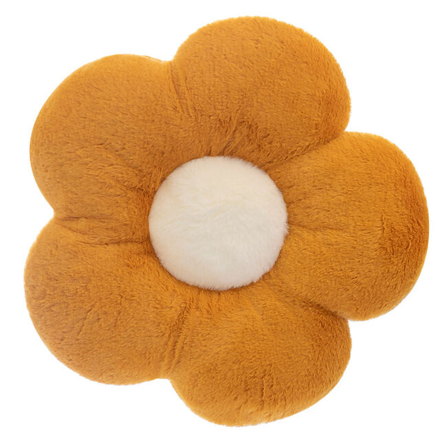 Cojín Decorativo de Felpa de Girasol de Alta Calidad para Sofá y Suelo