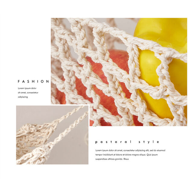Accroche murale pour organisateur de fruits et légumes au crochet, décoration d'intérieur, prix usine