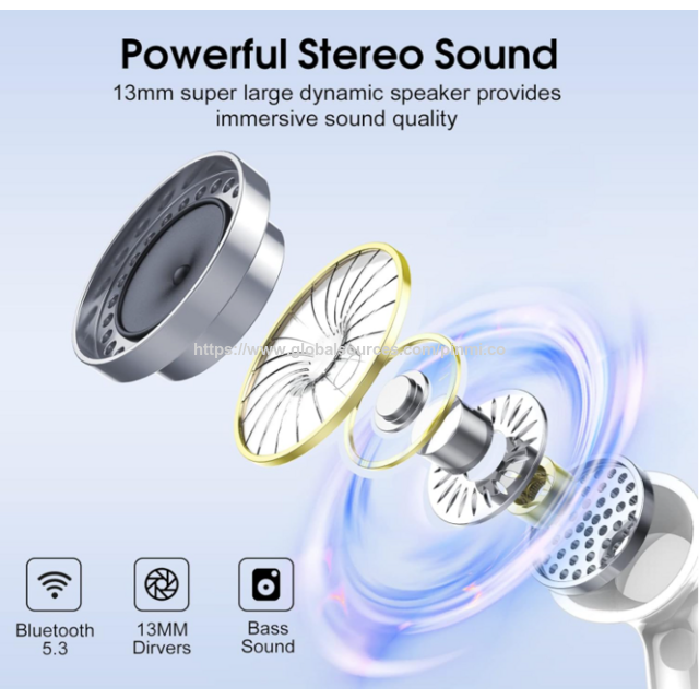 Écouteurs sans fil S76 2024 Bluetooth 5.4 Stéréo Bass avec suppression du bruit 4 micros Affichage LED Écouteurs intra-auriculaires pour ordinateur portable tablette téléphone