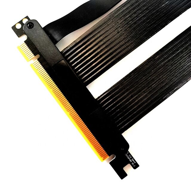 Kabel Ekstensi Riser PCI-Express 4.0 40cm Operasi Kecepatan Tinggi 180 Derajat - Adaptor Port Ekstensi untuk Semua Komputer