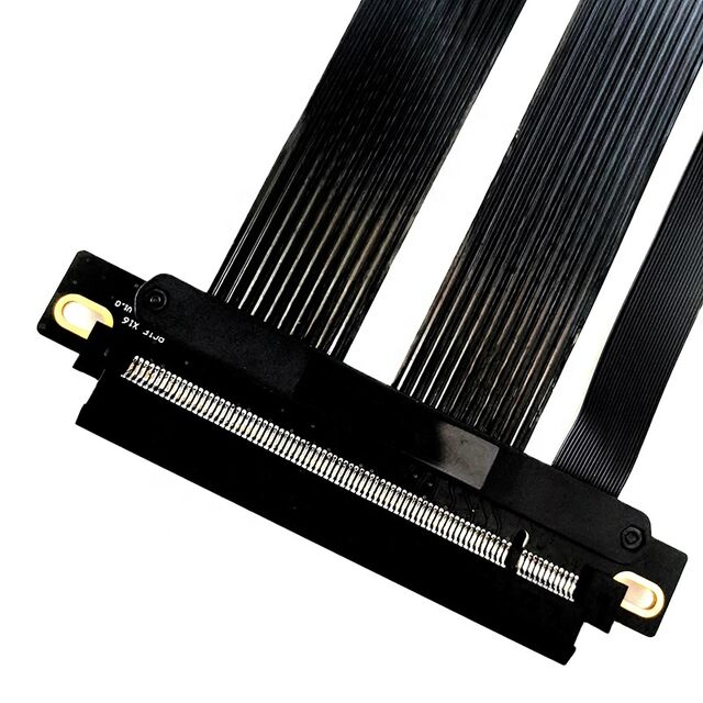 Kabel Ekstensi Riser PCI-Express 4.0 40cm Operasi Kecepatan Tinggi 180 Derajat - Adaptor Port Ekstensi untuk Semua Komputer