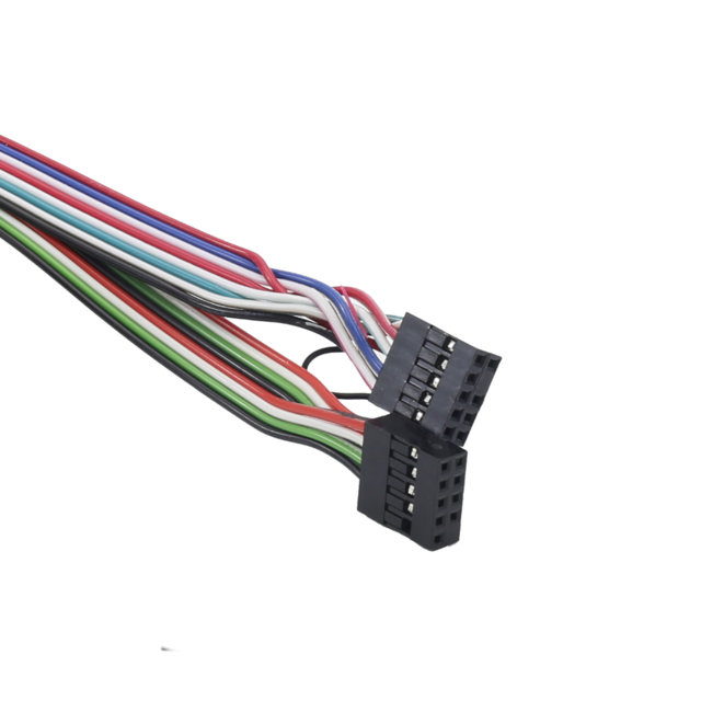 Kabel Panel Depan Casing Komputer PC Terlaris, Dual USB 2.0, Port Audio Mic & Earphone, Kabel Motherboard