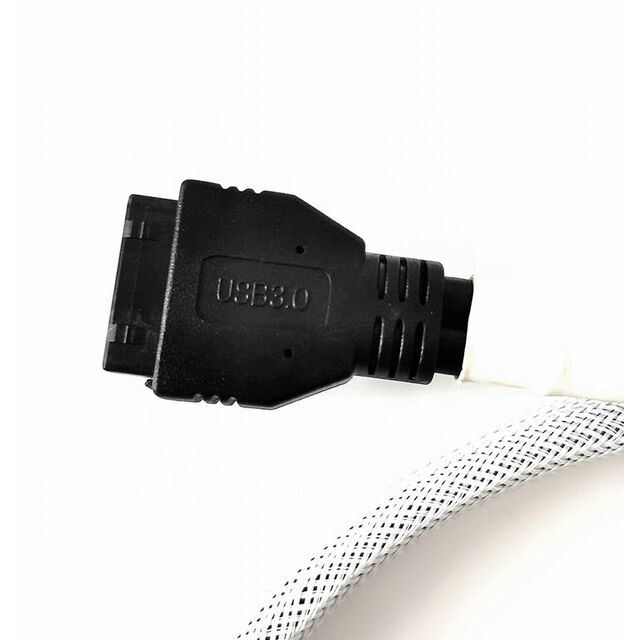 Casing Komputer Panel Depan Motherboard USB 3.0/2.0 Kecepatan Tinggi Dengan Kabel Papan Lubang untuk Komputer