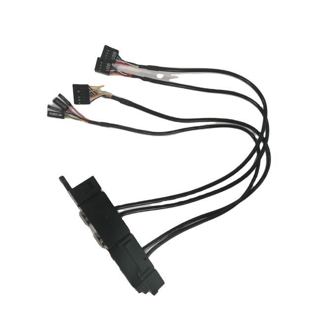Kabel Panel Depan Casing Komputer Port USB3.0 /USB2.0 Port Audio Mic Jaminan Kualitas