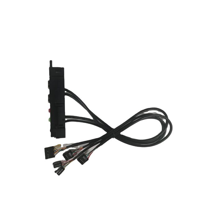 Kabel Panel Depan Casing Komputer Port USB3.0 /USB2.0 Port Audio Mic Jaminan Kualitas